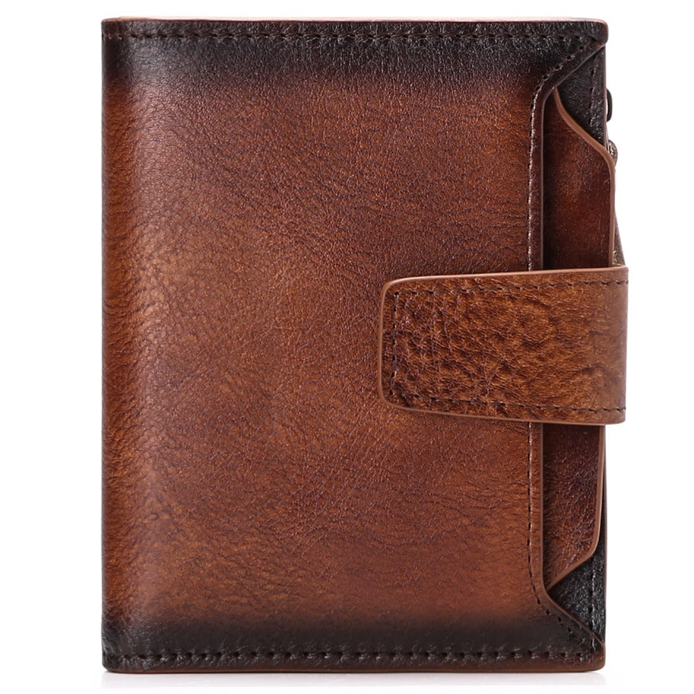 Cartera de Piel Genuina para Hombre | Diseño Compacto y Elegante