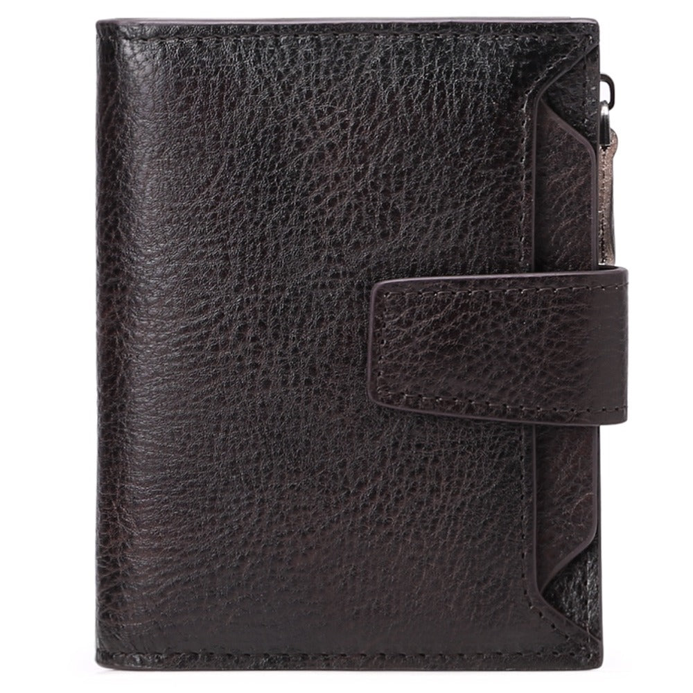 Cartera de Piel Genuina para Hombre | Diseño Compacto y Elegante