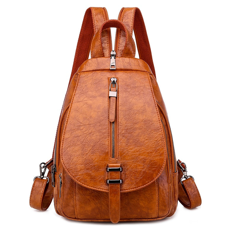 Mochila de Piel Genuina Casual Urbana | Mujer y Hombre | Agrado Piel