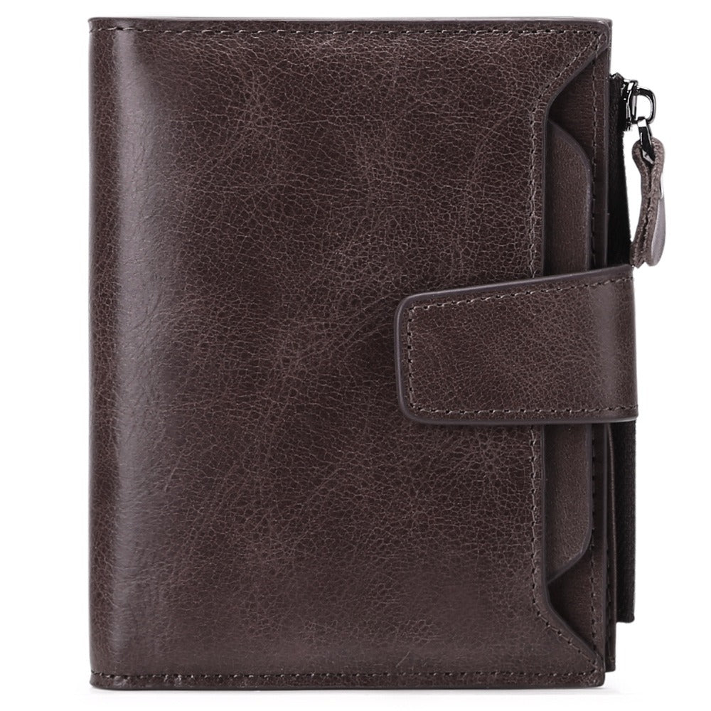 Cartera de Piel Genuina para Hombre | Diseño Compacto y Elegante