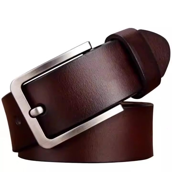 Cinturón de Piel Genuina para Hombre | Estilo Clásico Retro | Agrado Piel